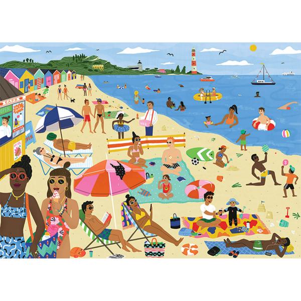 Puzzle de 1000 piezas: La vida es una playa. - Falcon-11362