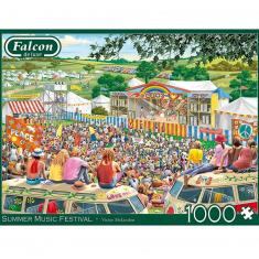 Puzzle de 1000 piezas: festival de música de verano