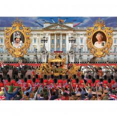 1000 piece puzzle : The Queen's Platinum Jubilee 