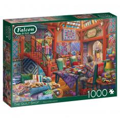 1000 pieces puzzle : The quilt shop