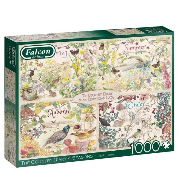 1000 pieces puzzle: The Country Diary 4 Seasons - Diset-11307