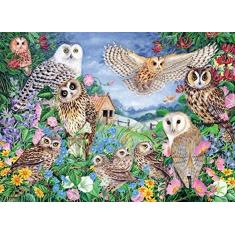 1000 pieces puzzle: Owls in the woods