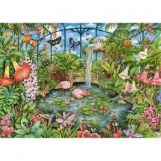 1000 pieces puzzle: The tropical conservatory