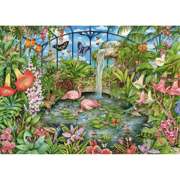 Puzzle de 1000 piezas: el invernadero tropical - Diset-11295