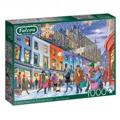 Puzzle 1000 pièces : Noël à Édimbourg