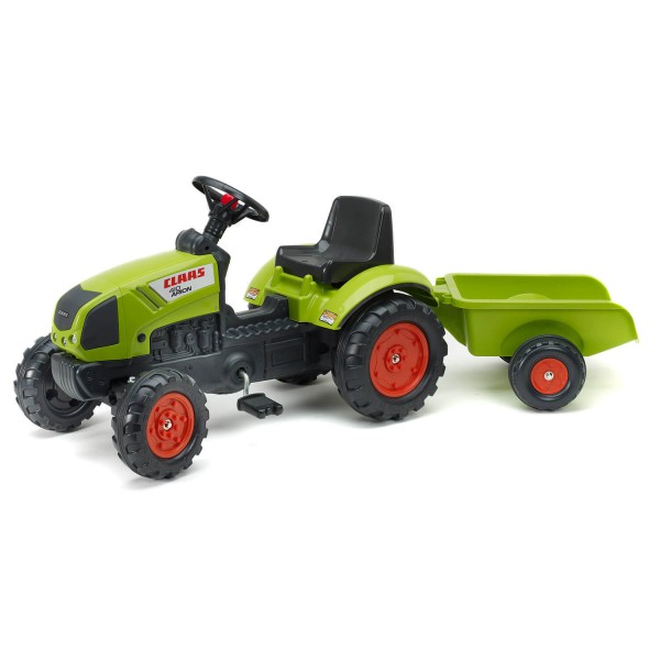 Tractor de pedales Claas 410 Arion con remolque - Falk-2040A