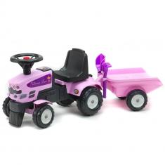 Beschädigte Box : Forwarder Princess Tractor Traktor mit Anhänger