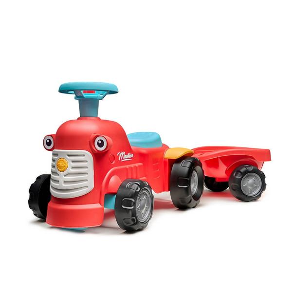  Porta tractor con remolque Maurice: Rojo - Falk-900C