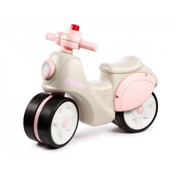 Porteur scooter Strada - Crème et rose - Falk-802S