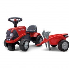 Porteur Case IH avec remorque