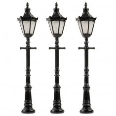 HO-Modell : 3 LED-Parklaterne