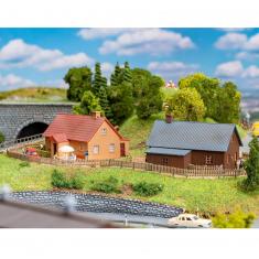 Maqueta N : 2 Casas de pueblo