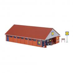 HO model making: Lidl supermarket