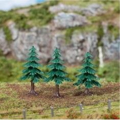 Modeling decor accessories: Vegetation: Trees: 3 fir trees