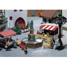 HO Modellbau: Dekoratives Zubehör: Brunnen