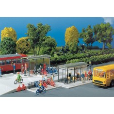Modélisme HO : Accessoires de décor : Haltes Cité Compact