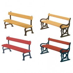 HO model making: Decorative accessories: Park benches