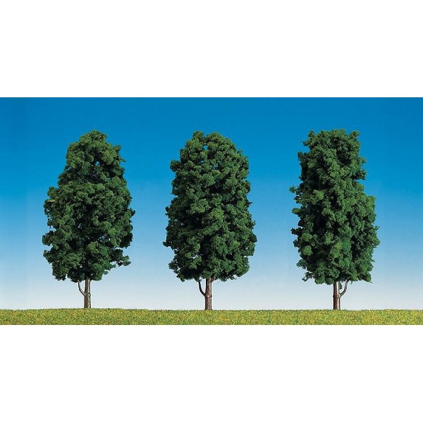 Modélisme HO : Végétation : 3 arbres avec feuilles - Faller-181410