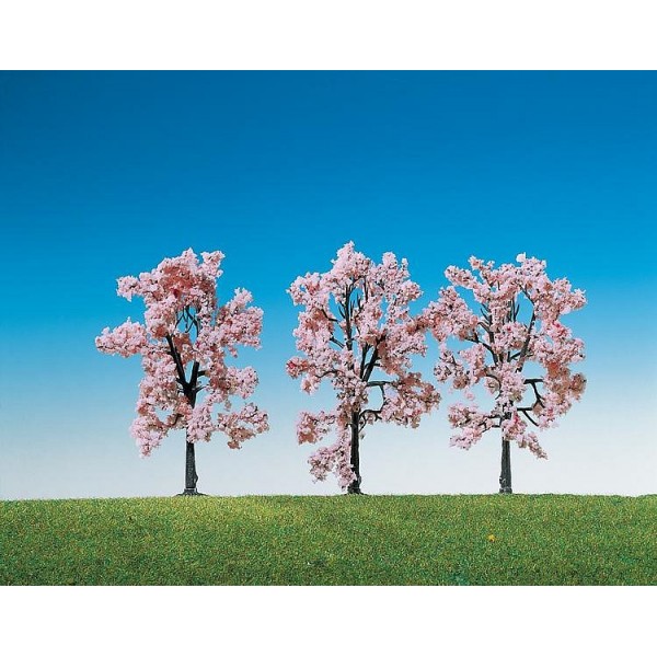 Modélisme : Végétation : 3 cerisiers en fleurs - Faller-181406
