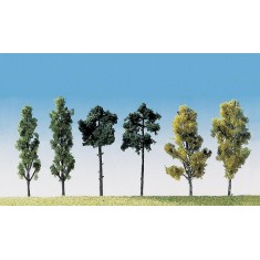 Modélisme : Végétation : Assortiment de 6 arbres