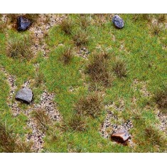 Modelismo: Vegetación: Segmentos de paisaje premium: Pradera con bloque errático