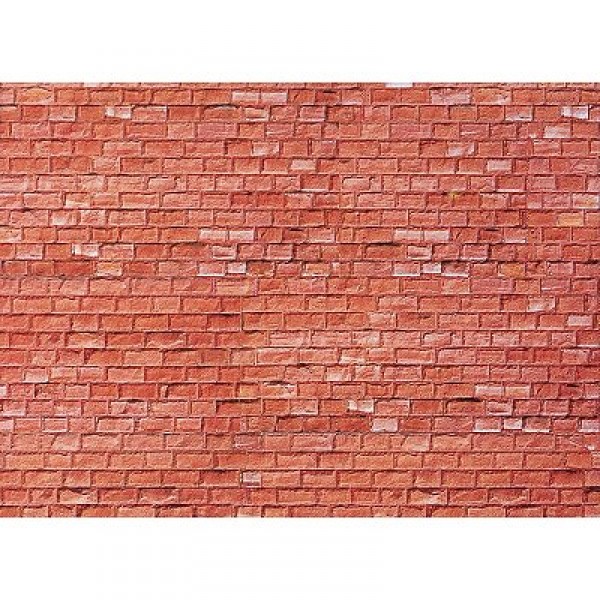 Modélisme HO : Plaque de mur : Grès rouge - Faller-170613