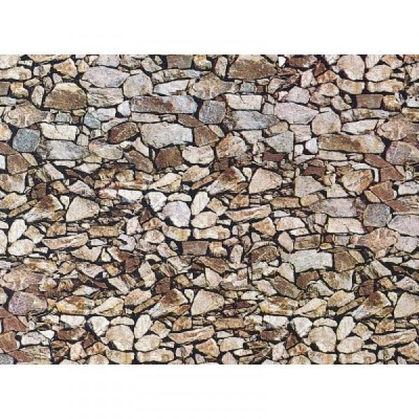 Maqueta HO: Placa de pared: Piedra monzonita natural - Faller-170610