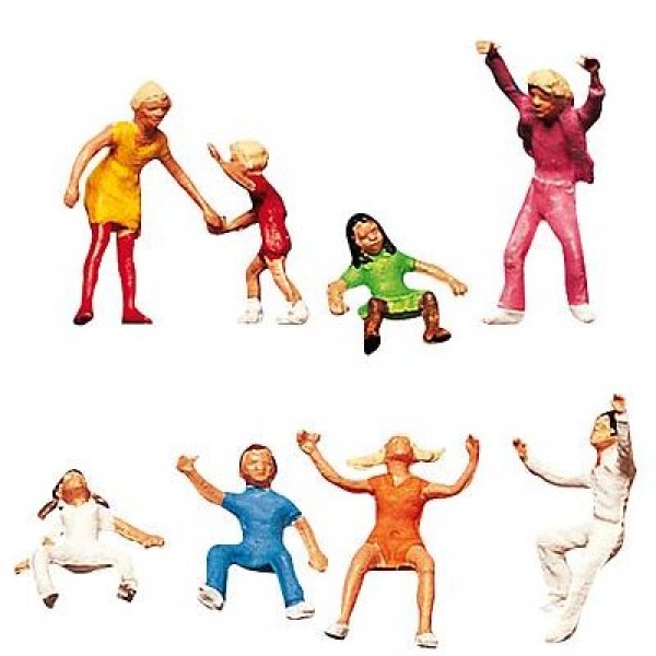 Modélisme HO : Figurines : Set enfants s'amusant 2 - Faller-151031