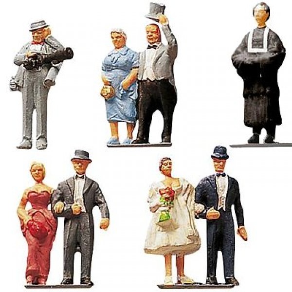 Modélisme HO : Figurines : Set jeunes mariés - Faller-151021