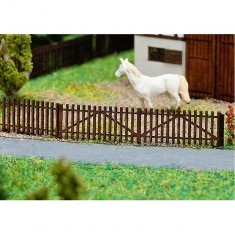 Model N: Decorative accessories: Fence in wooden slats