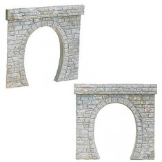 Fabricación de Maquetas HO: 2 entradas de túnel de vía única