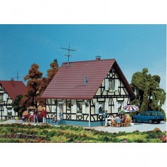HO model: single-family half-timbered house
