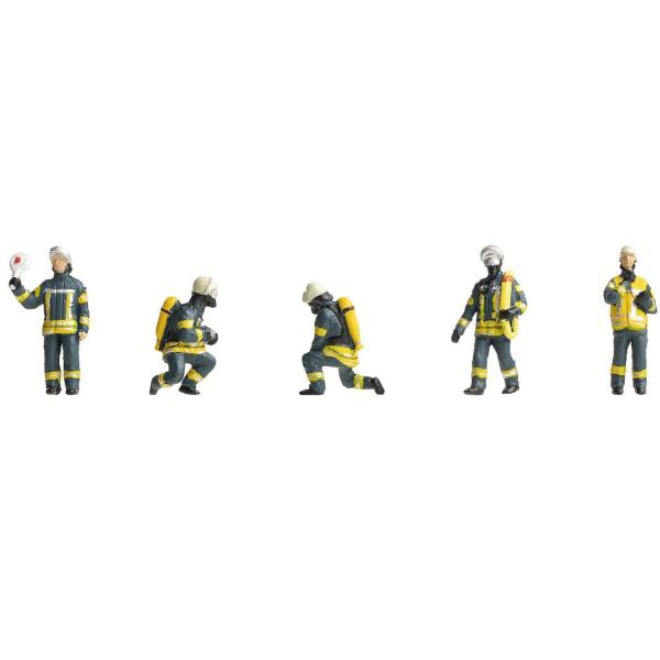 Modélisme HO : Figurines : Pompiers époque VI set I - Faller-F151637
