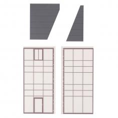 HO model: Glass corner unit, Goldbeck