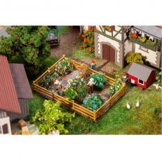 Modell HO: Lustgarten mit Blumen und Büschen