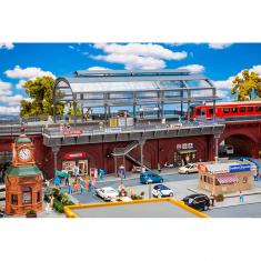 HO model railroad: RER station