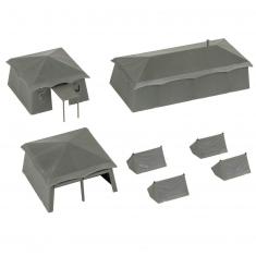 HO Model Railway: Military Tents