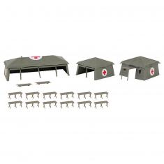 HO Model : Medical tents - military infirmary
