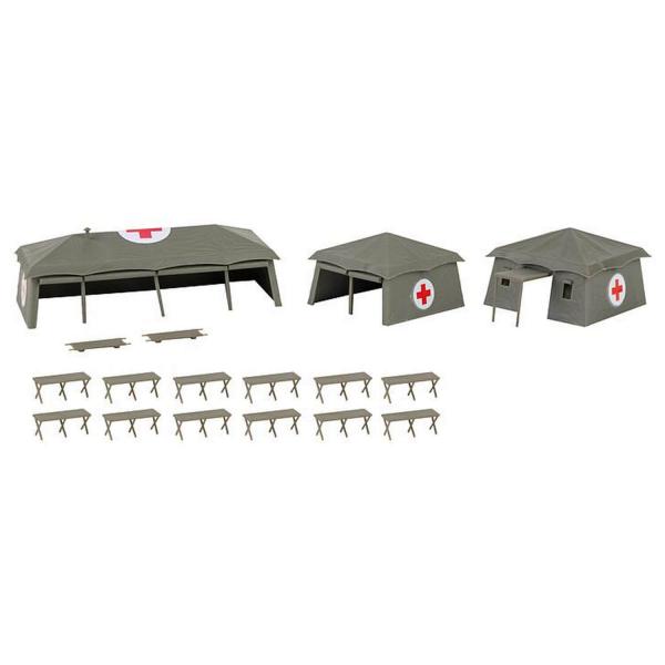 HO Model : Medical tents - military infirmary - Faller-F144109