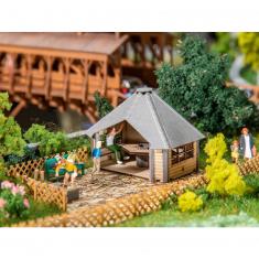 HO Model : BBQ hut