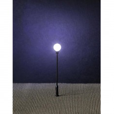 Modélisme HO :  Éclairage public : Réverbère de parc LED lampe boule rapportée