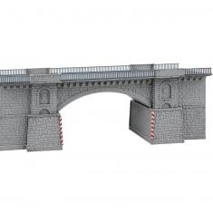 Maqueta HO: puente de ferrocarril/carretera