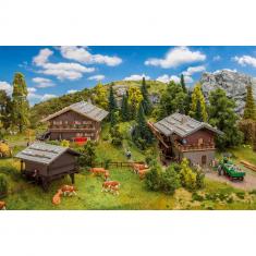 Modélisme HO : Coffret Village alpin