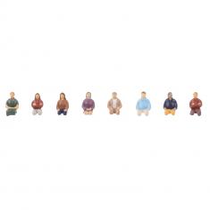 Modélisme HO : Figurines : Personnes assises, sans jambes