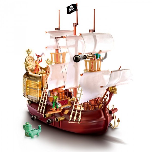 Peter Pan - Le bateau de Peter Pan et figurines articulées - Famosa-700007588