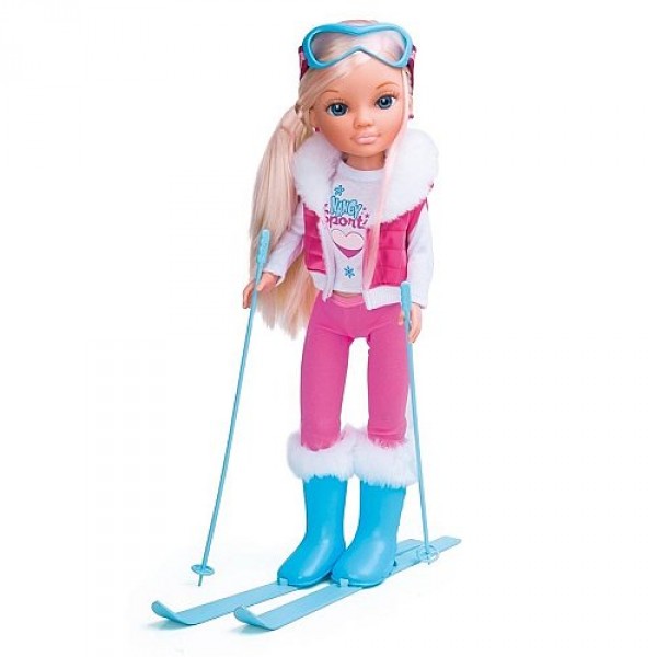 Poupée 43 cm Nancy Pink Sports : Ski - Famosa-700007273-5