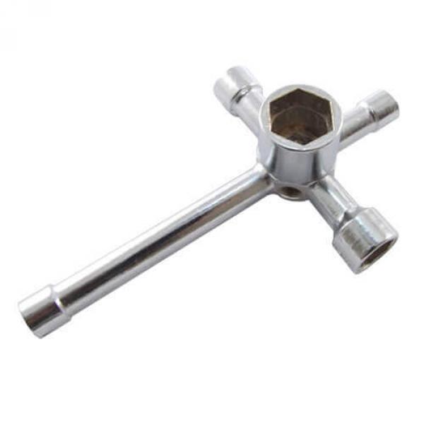 6-Way Cross Wrench (5.5, 7, 8, 10, 12, 17Mm Hex Sizes) - FAST625