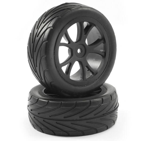 Fastrax 1/10e Mounted Arrow Buggy Front Tyres 10-Spoke - FAST0048B