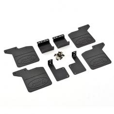 Fastrax Trx-4 Rubber Mudflaps & Alloy Mounts pour Defender