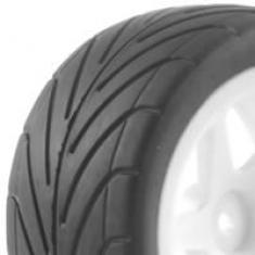 Fastrax 1/10e Mounted Buggy Tyres Lp Arrow Rear